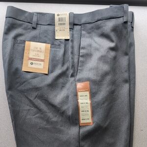 Haggar Cool 18 Performance Graphite Dress Pants